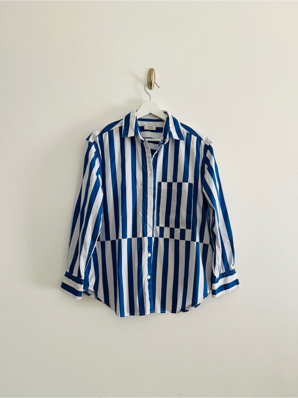 AYR The Deep End Button Down Shirt Marais Blue
Regatta Stripe Size S - Picture 2 of 7